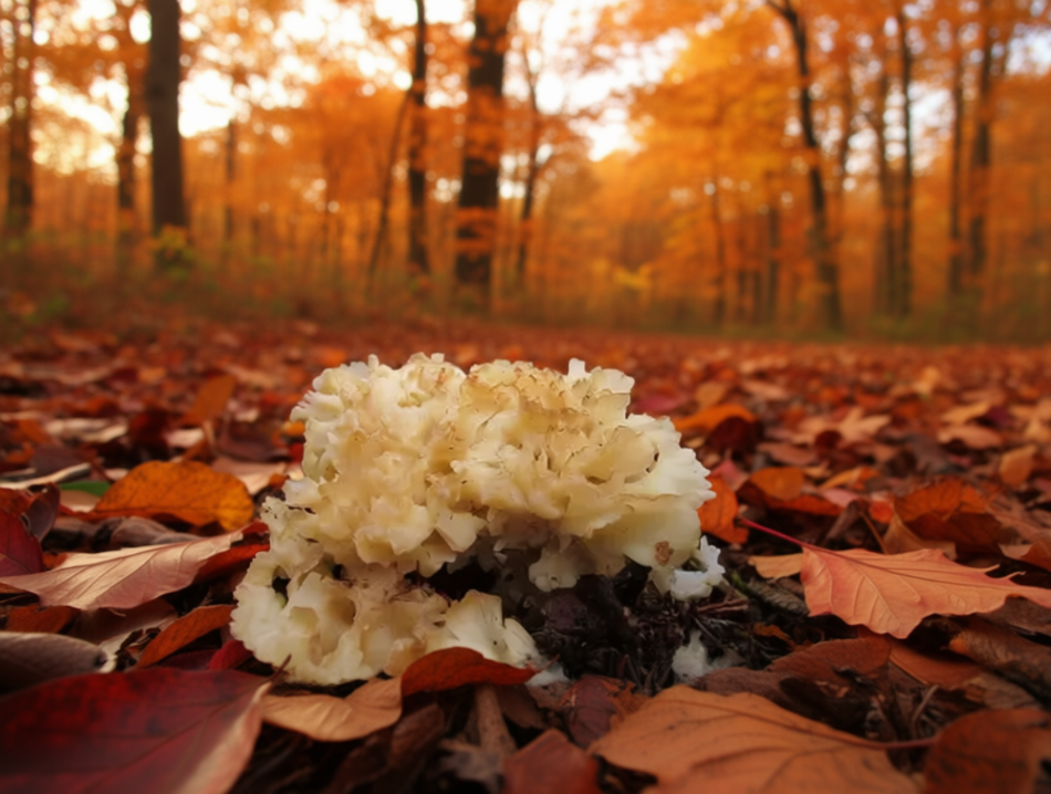 Seta de coliflor (Sparassis crispa): un hongo difícil de recolectar